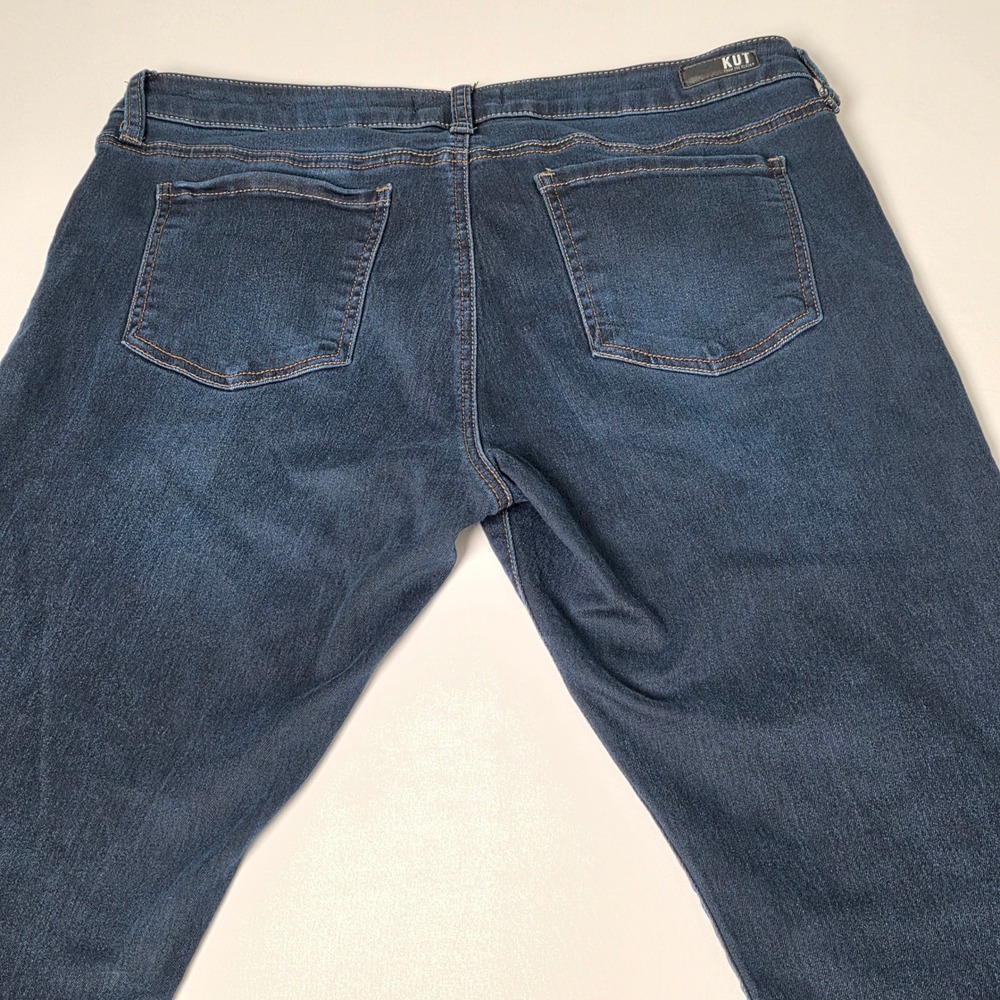 Kut from the‎ Kloth Toothpick Skinny Jeans Womens 16S Dark Wash Indigo Stretch - Picture 11 of 13
